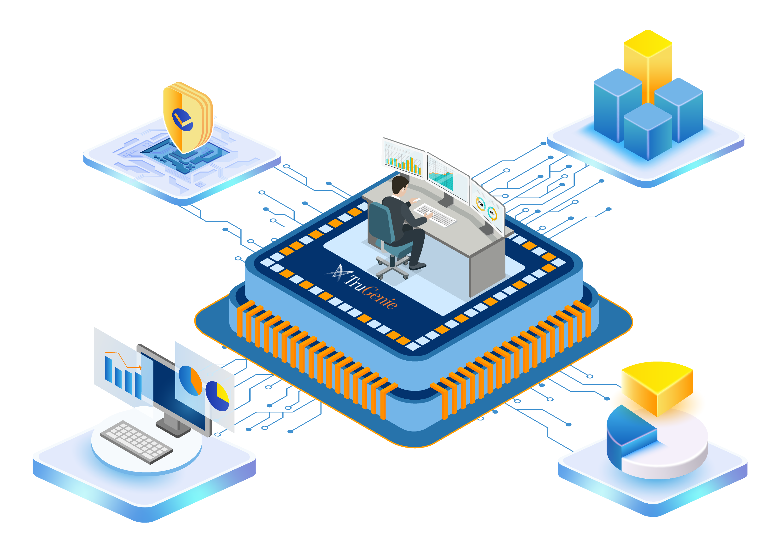 TruGenie hero section image